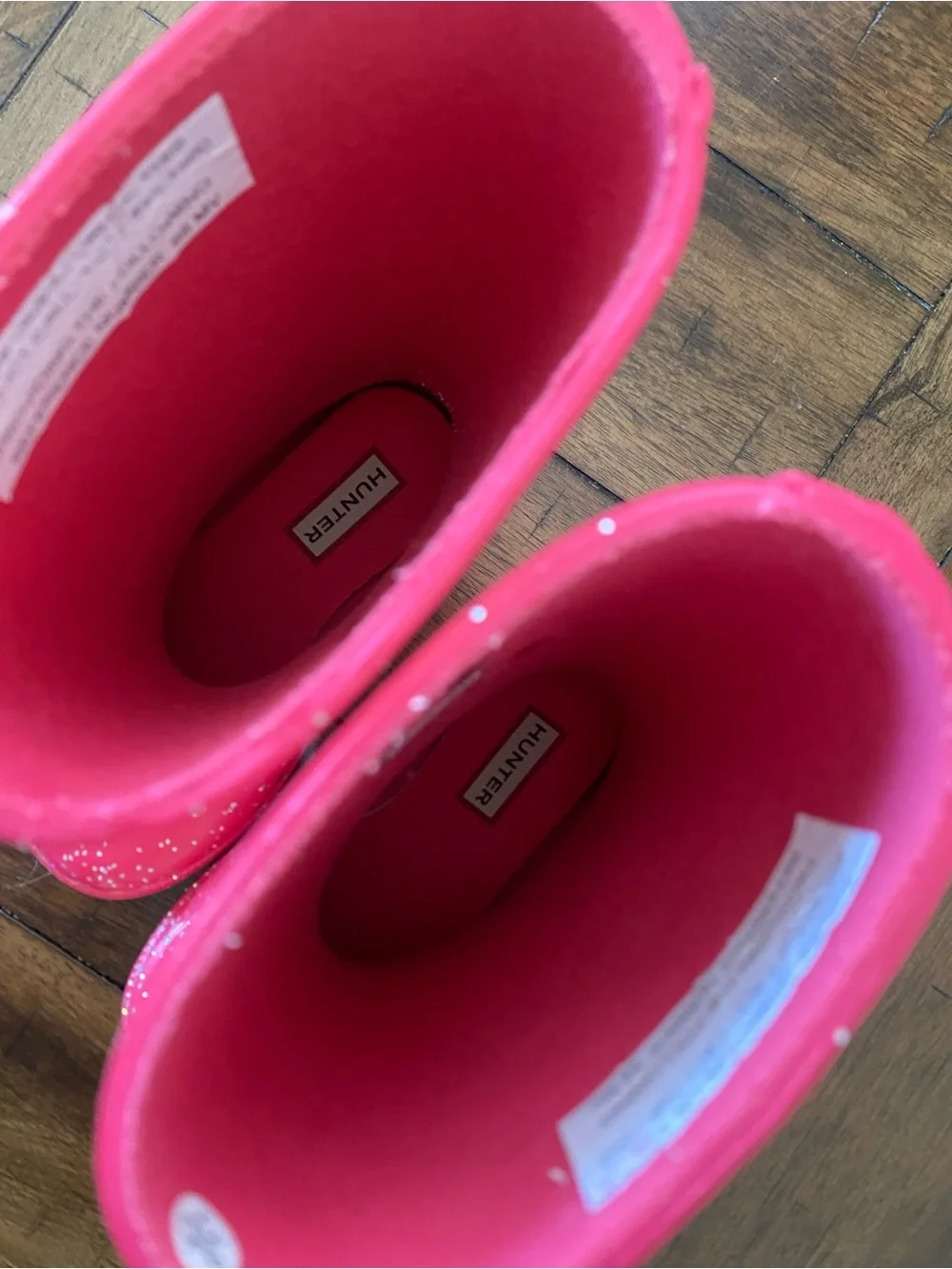 Hunter Kids Glitter Rain Boots
